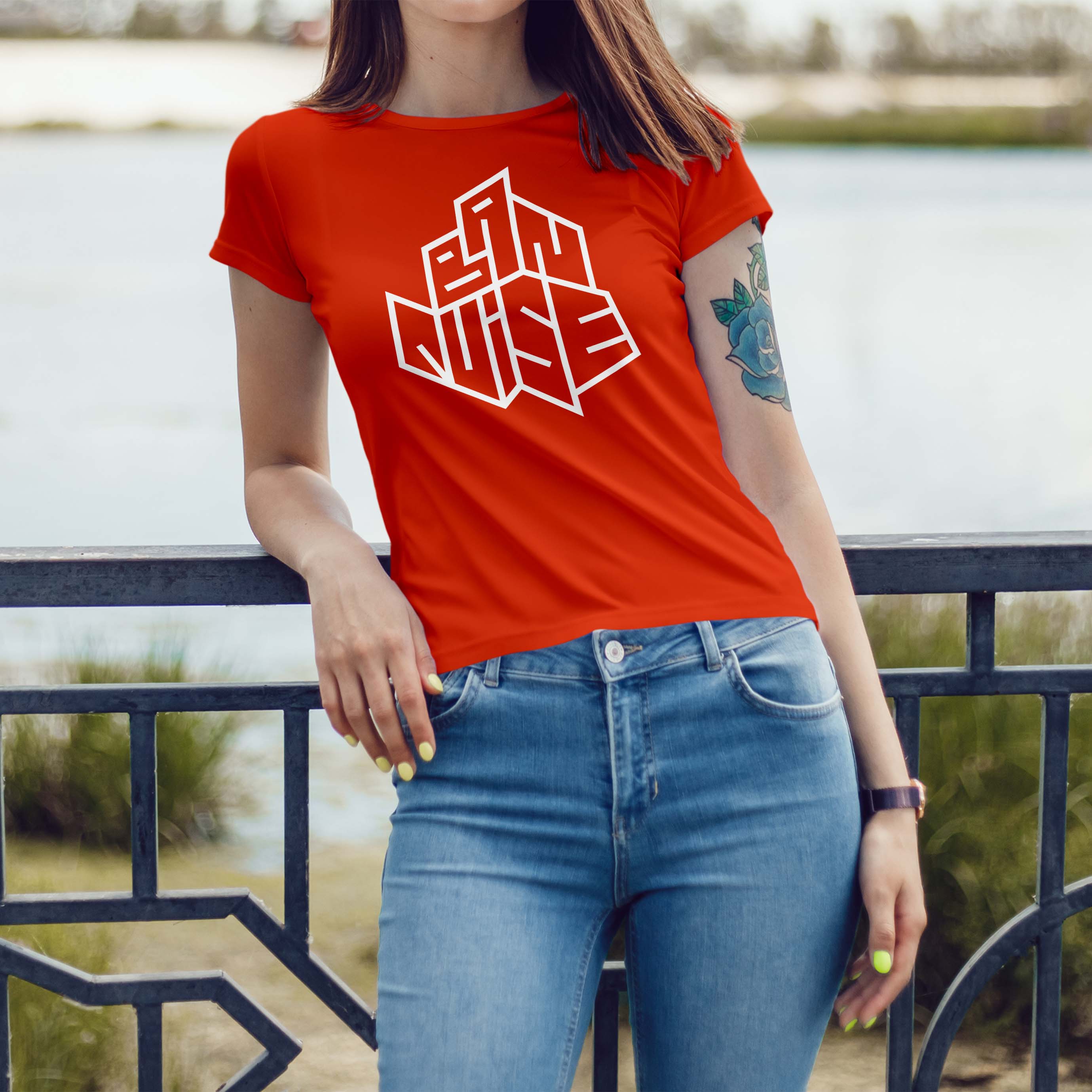 La Banquise redesign mockup on a t-shirt