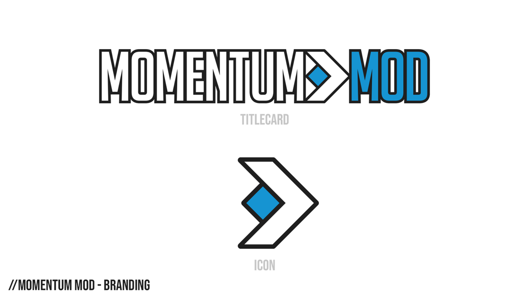 Momentum Mod's new logo and titlecard visual identity