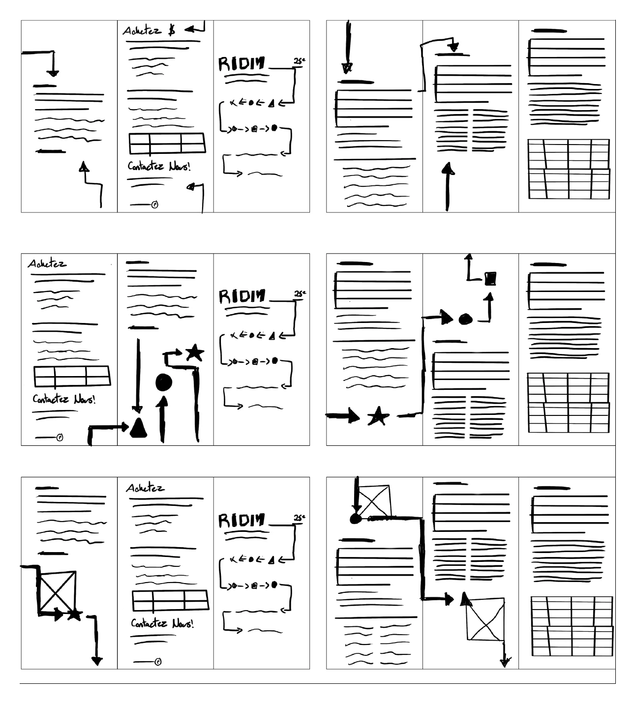 Leaflet Sketches